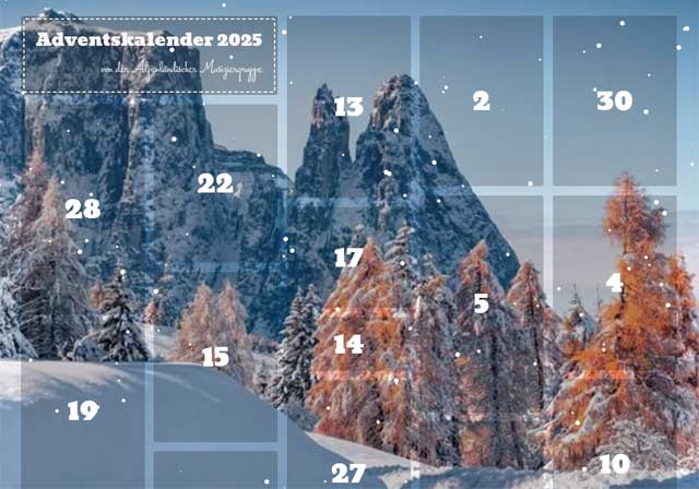 Alpenl&auml;ndischer Adventskalender